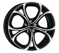 ALUFELGE MAK LARIO FUR ALFA ROMEO GIULIETTA NO FRENI BREMBO 8X18 5X110 BLACK MI