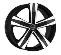 1x MAK STONE 5 black mirror 7.5Jx18 5x118 ET58