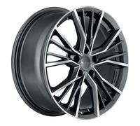 Mak Mak Union gun metallic mirror 7.5x17 ET39 - LK5/112 ML57.1 Alufelge grau