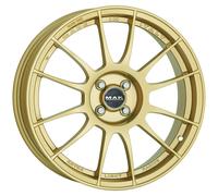 ALUFELGE MAK XLR FUR OPEL CORSA 7.5X18 4X100 GOLD NK9
