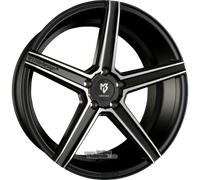 Alufelge MB-DESIGN KV1 Einteilig Schwarz Matt Poliert 9.50 x 19 ET 45.00 5x120.00