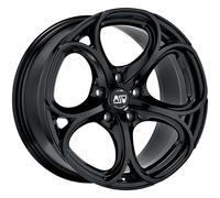 ALUFELGE MSW MSW 82 FUR SUBARU IMPREZA STI 8X18 5X100 GLOSS BLACK 17F