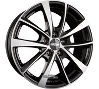 ALUFELGEN OXXO, VIDORRA BLACK, 7X17 ET40 5X100 63,4, BLACK POLISHED