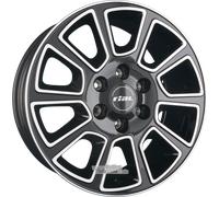 RIAL TRANSPORTER 2 diamantschwarz frontpoliert 7.5Jx18 5x120 ET45