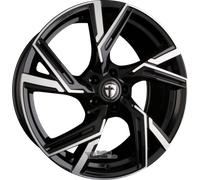 Tomason, AR1, 8x18 ET35 5x112 66,6, black diamond polished