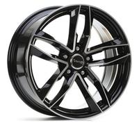 Alufelgen AVUS AF16 20" 9J 5x112 ET 40 66.6 BLACK POLISHED