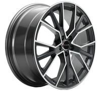 Alufelgen AVUS AF18 19" 8.5J 5x112 ET 30 66.6 MATT ANTHRACITE POLISHED