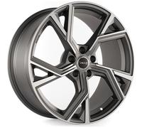 AVUS RACING AF20 matt anthracite polished 8.0Jx18 5x112 ET28