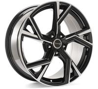 Alufelgen AVUS AF20 19" 8.5J 5x112 ET 30 66.6 BLACK POLISHED