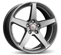 Alufelgen MOMO WHEELS FIVE 17" 7J 5x112 ET 45 72.3 TITAN SILVER OPACO
