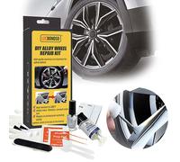 Alufelgen Reparatur DIY Set Silber Felgenreparaturset Kratzer Risse Dellen