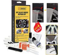 Alufelgen Reparatur DIY Set Silber Felgenreparaturset Kratzer Risse Dellen DE