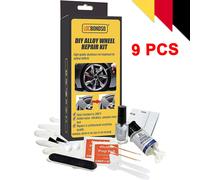 Alufelgen Reparatur Set Silber Felgen Reparatur Kratzer Risse Dellen Fachmann DE