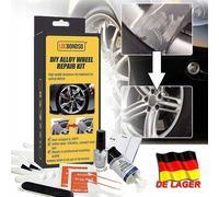 Alufelgen Reparatur Set Silber Felgenreparaturset Kratzer Risse Dellen DIY Profi