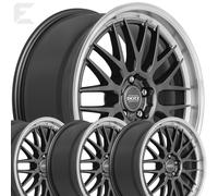 Dotz Wheels Bilbao, 7x17 4/100 ET30, gunmetal front poliert