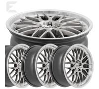 Alufelgen Satz für Renault Clio in 17 Zoll Bilbao blaze Räder 8x17 ET34 Felgen