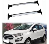 Aluminium, 2 Stück Autodachträger, Querträger, Geländerträger, Lastenträger, Abschließbarer Fahrradgepäckträger, Stützschienen, Reisezubehör, Für Fo-rd Ecosport 2013-2020,Silver