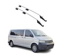 Aluminium Dachreling für VW T5 T6 Transporter Multivan Caravelle 2003-24 L2 Grau