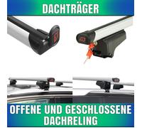 Aluminium Dachträger für BMW 2er 3er 5er X1 X3 X5 Offene/Geschlossene Dachreling