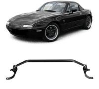 Aluminium Domstrebe Schwarz vorne 3tlg verstellb für Mazda MX-5 NA NB 1989-2000