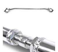 Alu Domstrebe Querstrebe Motor poliert verstellbar vorne paßt für Opel Astra G