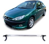 Aluminium Domstrebe vorne 3tlg verstellbar für Peugeot 206 + CC SW 1998-2008