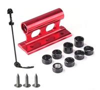 Aluminium-Fahrradgabelhalterung für 20 x 110 mm Fahrräder, perfekt für Autos, LKWs und Wohnmobile (rot)