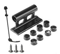 Aluminium-Fahrradgabelhalterung für 20 x 110 mm Fahrräder, perfekt für Autos, LKWs und Wohnmobile (schwarz)