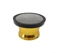 Aluminium-Luftfilter-Windbecher für 24, 26, 28, 30 mm, für Keihin-Vergaser mit 50 mm Ansaugdurchmesser und Schutzschirm (Gold)