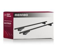 Alu Dachträger Tiger schwarz Relingträger 120 cm 75 kg für aufliegende Dachreling