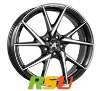 Alutec ADX.01 diamant-schwarz frontpoliert 7x17" ET37 LK4 98 ML 58.1 Alufelge...