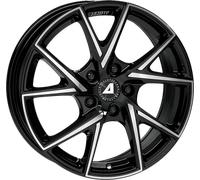 Alutec, ADX.01, 7x17 ET40 5x114,3 70,1, diamant schwarz frontpoliert