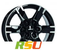 Alutec, Titan, 8x18 ET38 6x139,7 67,1, diamant-schwarz frontpoliert