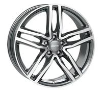 Alutec Ikenu Graphit Frontpoliert Alufelge 17 Zoll ET20 4x108 ML65,1