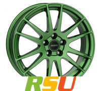 Alutec Monstr metallic-grün 7.5x18" ET40 LK5 100 ML 63.3 Alufelgen 18 Zoll