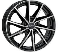 ALUTEC Singa Alufelgen Satz diamant-schwarz frontpoliert 6,5x16 ET46 LK5 112 16
