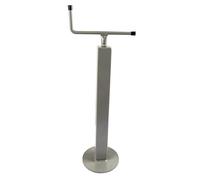 Ama Servoruder: Servoruder für landwirtschaftliche Anhänger, Grau, Schraubenhub 255 mm, Kurbel an der Oberseite