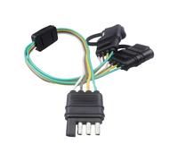 Amagogo Anhänger Draht Verlängerung Stecker 4 Pin Anhänger Kabelbaum Extender Universal mit