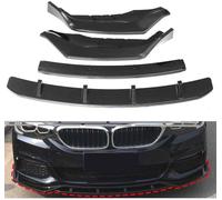AMAIR Auto Frontlippe Frontspoiler für BMW 5 Series G30 G31 G38 540i M Sport 2017-2020,Frontlippe Spoiler Protector Car Styling Karosserie-Anbauteile,A/Carbon Fiber