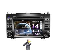 Amaseaudio Android Autoradio, Drahtloses Carplay Android Auto, DSP+, Eingebauter DVD-Player, 2 Din Kompatibel mit Benz W169 W245 W906 (Mit DVD-Player)