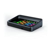 AMHVMU Auto HUD Heads Up Display, Geschwindigkeitsmesser, GPS Digitaler Anzeige MPH, Kabelloser USB Anschluss Plug and Play, Geeignet für Alle Autos