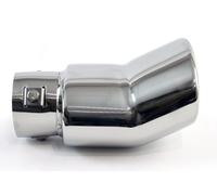 Auspuffblende Chrome Endstück Oval Endrohr Edelstah bis max. 42 mm Universal