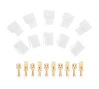 Amosfun 5 Stück Kfz Kabelverbinder 2 polig mit Schutzschlauch Steckverbinder für Fahrzeugelektrik Langlebiges Verdrahtungsverbinder für Auto Zubehör