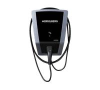 HEIDELBERG Wallbox 11 kW mit App und RFID-Karten. EV Charger Made in Germany inkl. 5 m Ladekabel. Smarte Ladestation connect.home für Elektrofahrzeuge