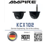 AMPIRE KCX102 Ein / Unterbaukamera für Auto, Bus, Wohnmobil, LKW oder Anhänger
