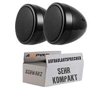 AMPIRE Premium Aufbaulautsprecher, 7cm, schwarz - QX75-BLK