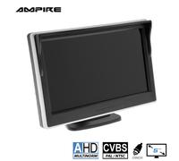 AMPIRE RVA051 TFT Monitor 12.7cm (5"), 2 Videoeingänge (AHD/CVBS) Klebe/Saugnapf