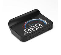 AMROOLOO Auto HUD Head up Display, OBD2 & GPS Dual Modes HUD, Tachometer, KM/H und MPH, Kompatibel mit Allen Autos …