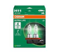 ams-OSRAM 2x Glühlampe Nebelscheinwerfer ULTRA LIFE 64211ULT-2HB/2x H11 12V 55W