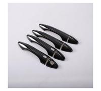 Amxaqjc Auto Außentürgriffs Für Hyundai IX35 Für Tucson 2009-2014 Schwarz Auto Türgriff Abdeckung Trim Aufkleber Styling Auto Zubehör Autotürgriff außen(Handle 2 buttons)